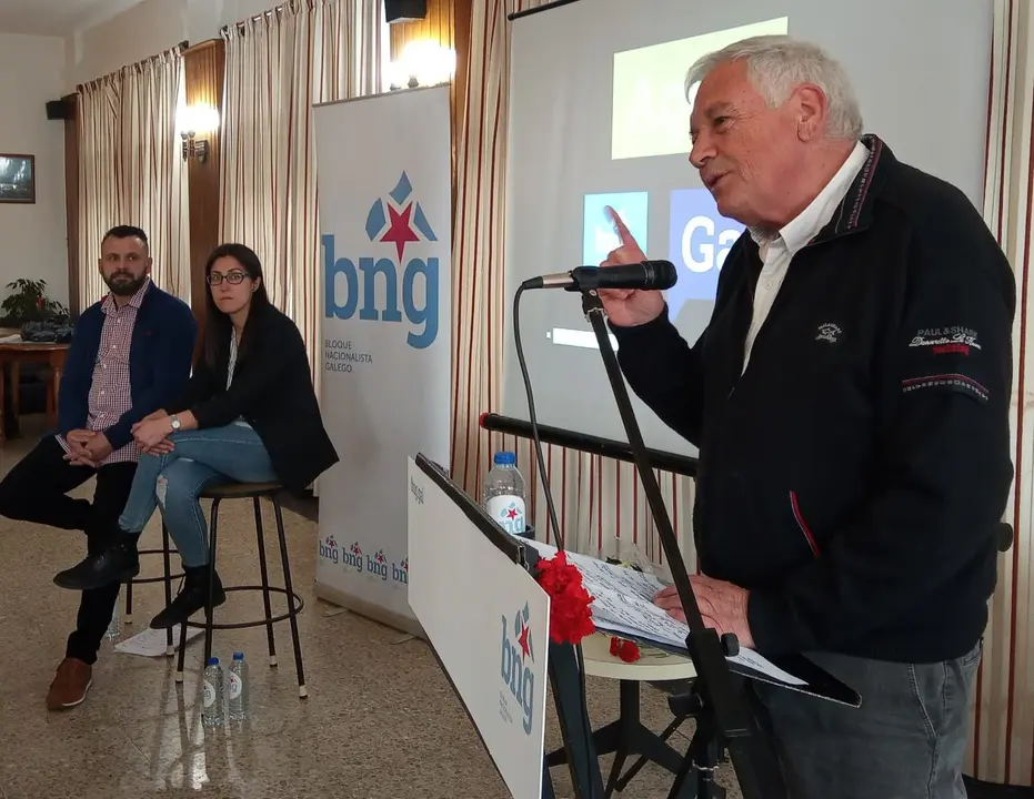 <p>Acto p&uacute;blico celebrado polo BNG no Casino da Guarda para as elecci&oacute;n xerais 2019.</p>

<p>O acto estivo presentado por Bea Lomba, respons&aacute;bel local e candidata n&ordm;2 do BNG &aacute; Guarda, coa participaci&oacute;n de Anxo Baz, candidato &aacute; Alcald&iacute;a da Guarda e de Guillerme V&aacute;zquez, candidato ao Parlamento espa&ntilde;ol.</p>
