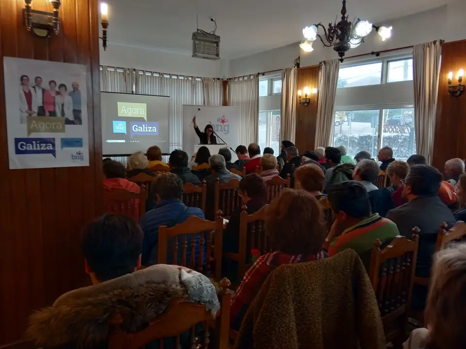 <p>Acto p&uacute;blico celebrado polo BNG no Casino da Guarda para as elecci&oacute;n xerais 2019.</p>

<p>O acto estivo presentado por Bea Lomba, respons&aacute;bel local e candidata n&ordm;2 do BNG &aacute; Guarda, coa participaci&oacute;n de Anxo Baz, candidato &aacute; Alcald&iacute;a da Guarda e de Guillerme V&aacute;zquez, candidato ao Parlamento espa&ntilde;ol.</p>
