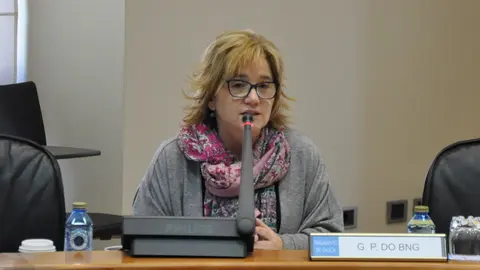 Montse Prado, deputada do BNG en comisi&oacute;n