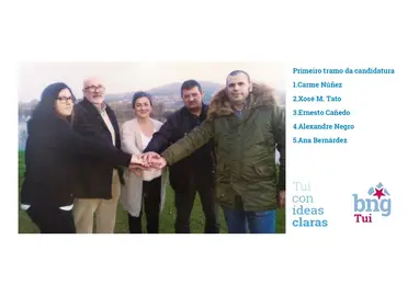 1&ordm; tramo candidatura BNG Tui, municipais 2019