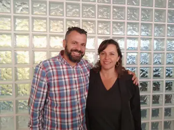 Ana Miranda e Anxo Baz