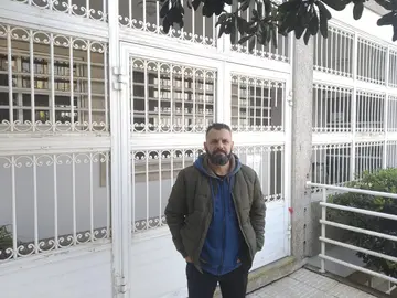 Anxo Baz na oficina do ISM na Guarda