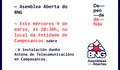 O BNG realiza unha reunión informativa sobre a instalación dunha macro-antena en Camposancos