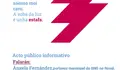Charla informativa do BNG  no Rosal sobre  a suba da luz