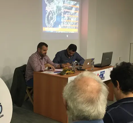 Ux&iacute;o Ben&iacute;tez, Tenente-alcalde de Tomi&ntilde;o e Deputado Provincial do Mobilidade, e &Aacute;ngel Baz, Portavoz do grupo municipal do BNG na Guarda