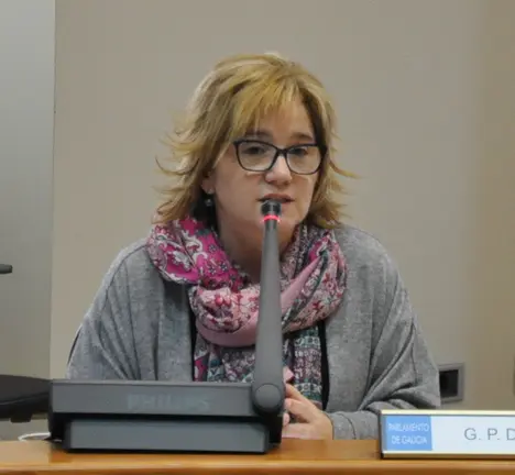 Montse Prado, deputada do BNG en comisi&oacute;n