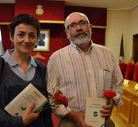 Carme N&uacute;&ntilde;ez, Jos&eacute; M.Tato, concelleir@s do BNG en Tui