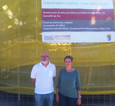 Carme N&uacute;&ntilde;ez e Xos&eacute; M.Tato, obras palco da m&uacute;sica do Cant&oacute;n de Di&oacute;medes