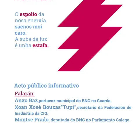 acto a guarda tarifa el&eacute;ctrica
