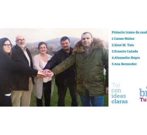 1&ordm; tramo candidatura BNG Tui, municipais 2019