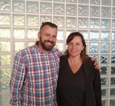 Ana Miranda e Anxo Baz