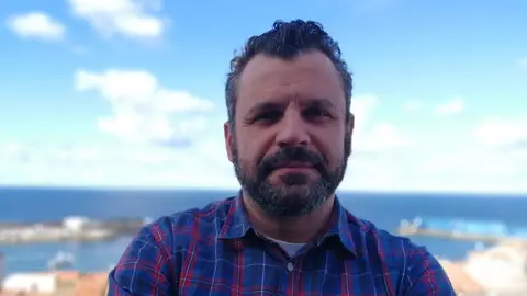 Anxo Baz, portavoz municipal do BNG na Guarda
