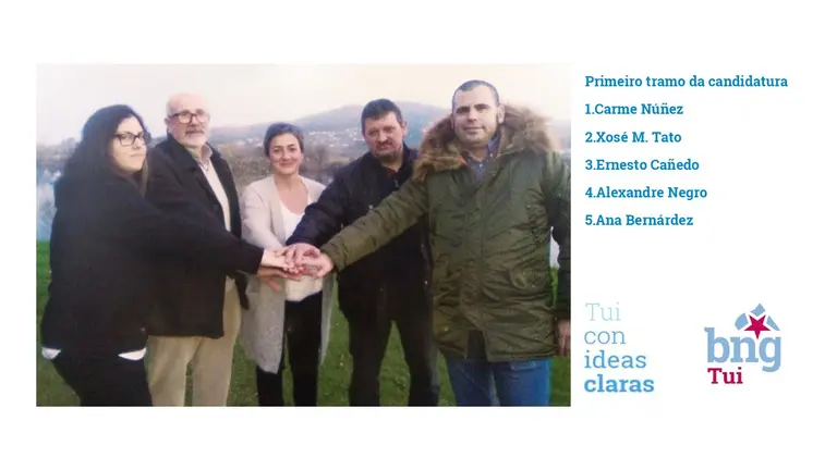 1&ordm; tramo candidatura BNG Tui, municipais 2019