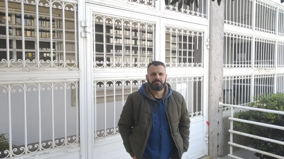 Anxo Baz na oficina do ISM na Guarda