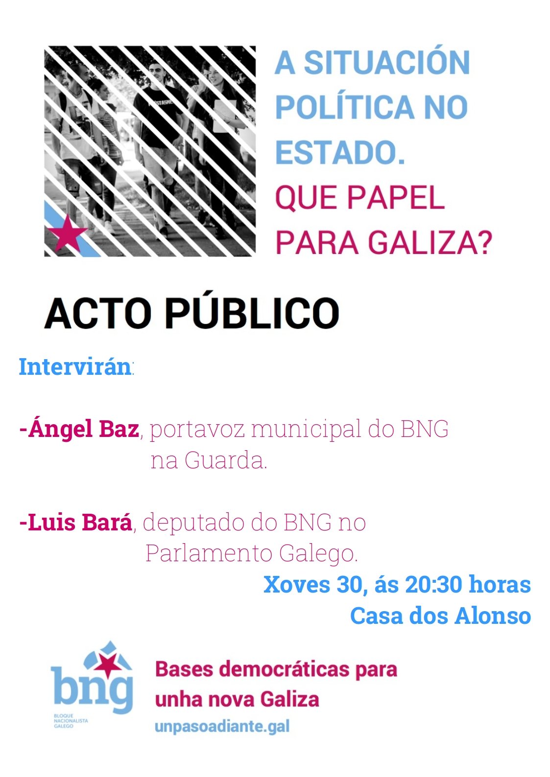 bases democráticas na guarda, xoves 30
