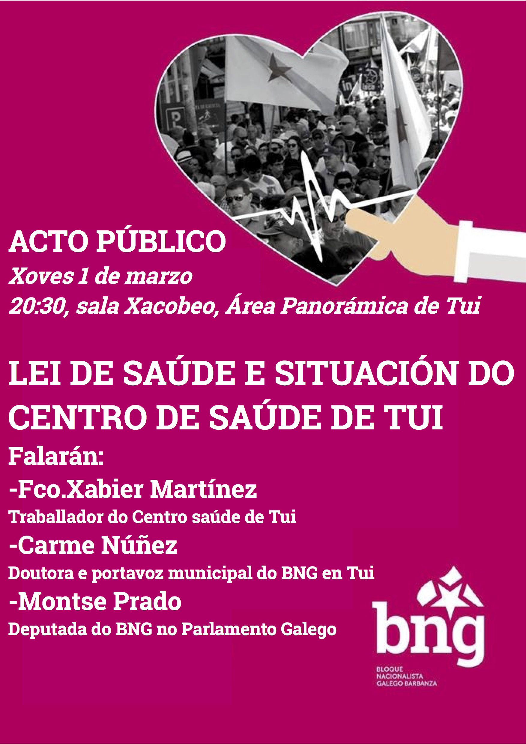 cartaz acto centro de saúde